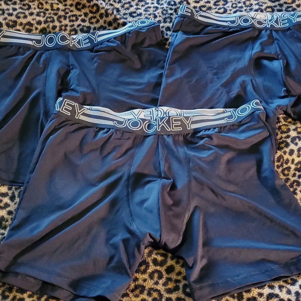 New Jockey Men's boxer 3pc set, black, size large
